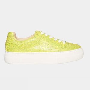 Betsey Johnson Sparkling Lime Sneakers